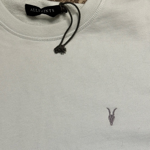 NWOT AllSaints Raven Crew Neck Off White Large - Picture 6 of 8